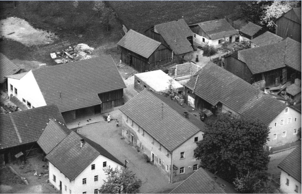 Metzgerei Emmer in Treffelstein um 1960