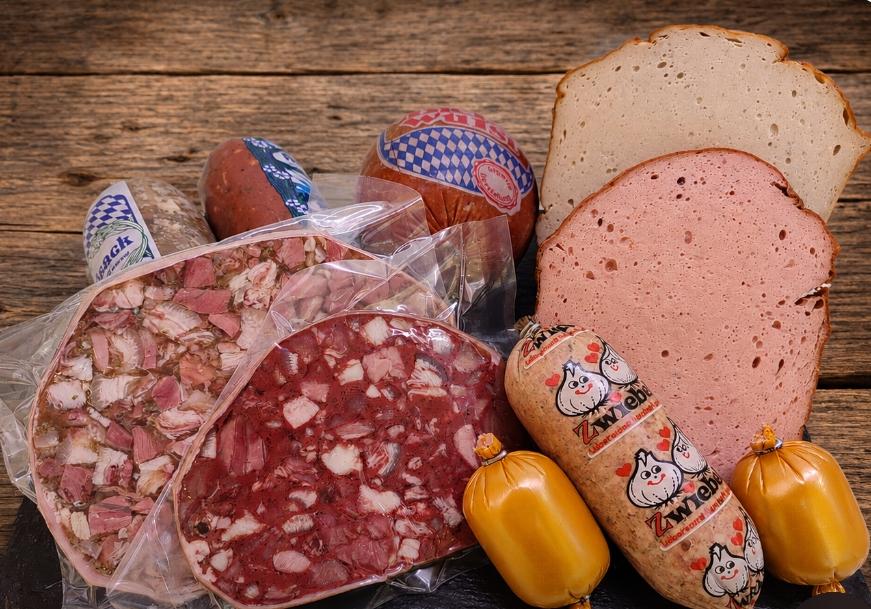 Leberkäse und Presssack der Metzgerei Emmer